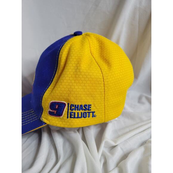 NAPA NASCAR Racing #9 Chase Elliot Cap Yellow and Blue Adjustable Hat - Picture 3 of 7